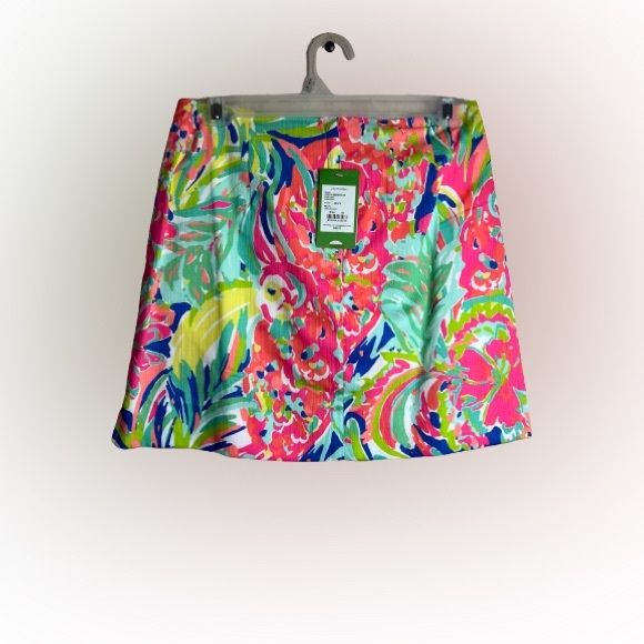 Lilly Pulitzer Womens size 00 Mini skirt Skort Casa Banana tropical Multicolor - Picture 6 of 6